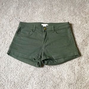 H&M Forest Green Shorts